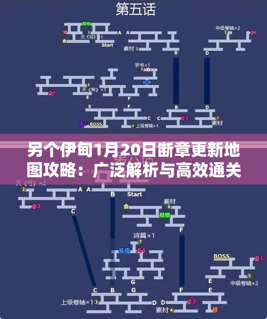 另个伊甸1月20日断章更新地图攻略：广泛解析与高效通关技巧