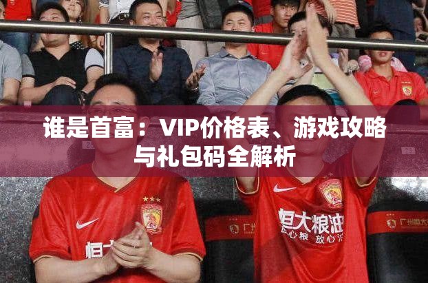 谁是首富：VIP价格表、游戏攻略与礼包码全解析